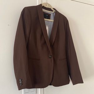 JCrew Wool Parke Blazer Brown 10